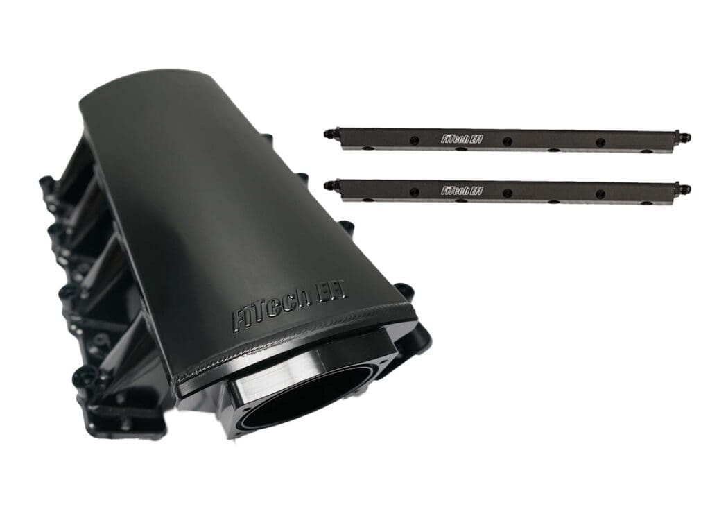 FiTech 70067 LS7 Short Aluminum Intake Manifold w/ Rails