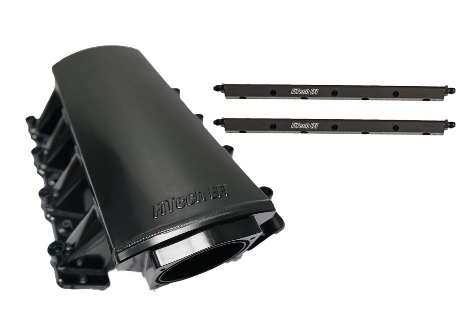 FiTech 70067 LS7 Short Aluminum Intake Manifold w/ Rails