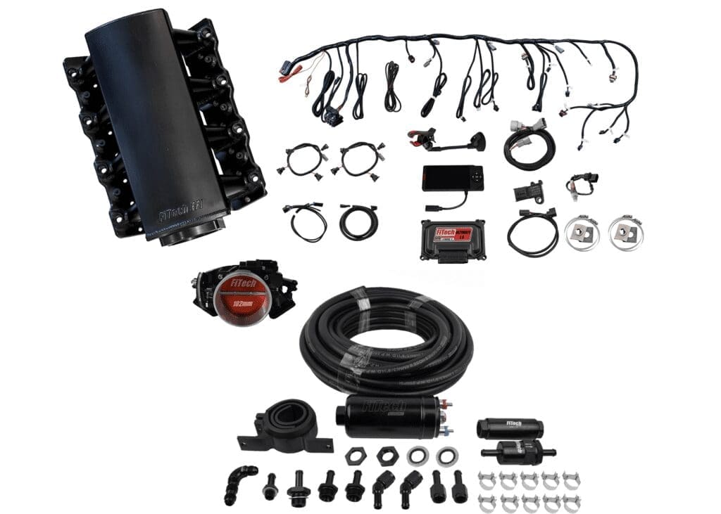 Ultimate LS 750 HP EFI System With Short Cathedral Intake, Transmission Control & Inline Fuel Pump Master Kit