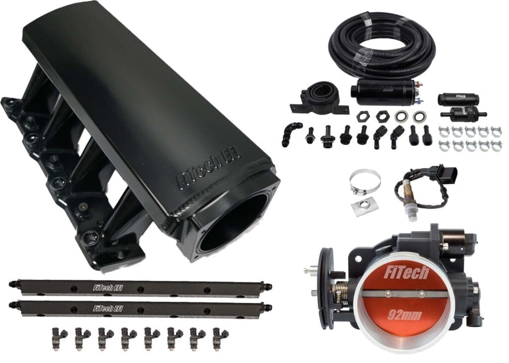 FiTech intake manifold and components kit.