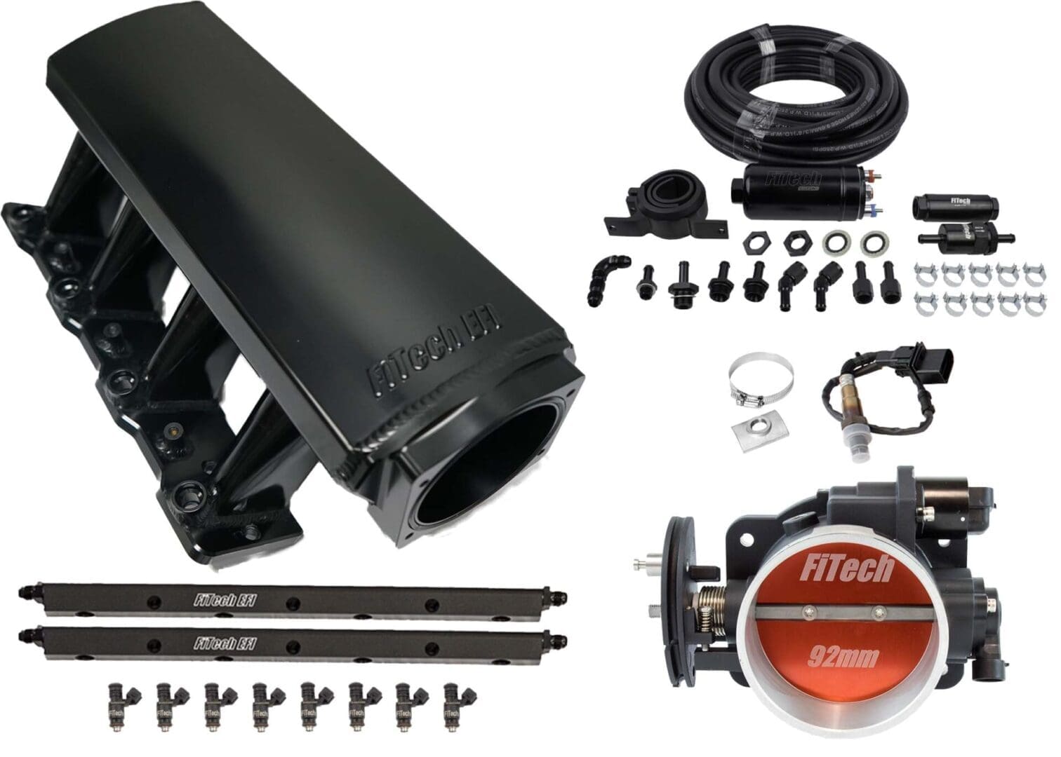 FiTech intake manifold and components kit.