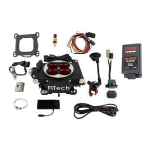 FiTech fuel injection system with components.