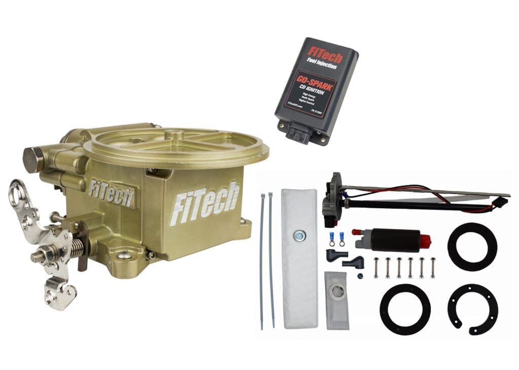 Go EFI 2 Barrel 400 HP Classic Gold EFI System With Go Fuel In Tank Master Kit & Go Spark CDI Box