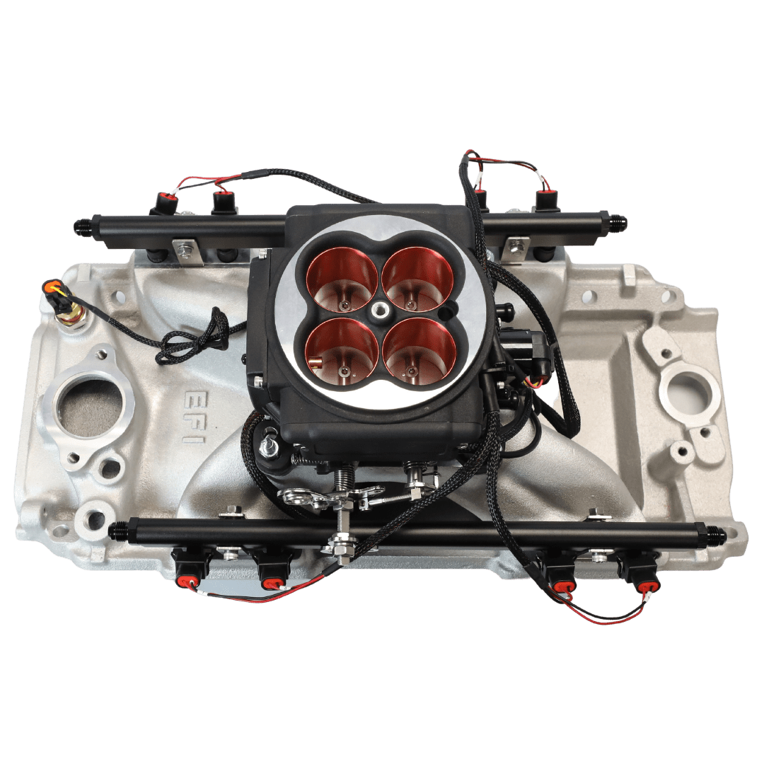 <span style="color:#ED3237;">30454</span><br>Go Port 200-550HP Chevy Big Block Oval Port EFI System - Image 7