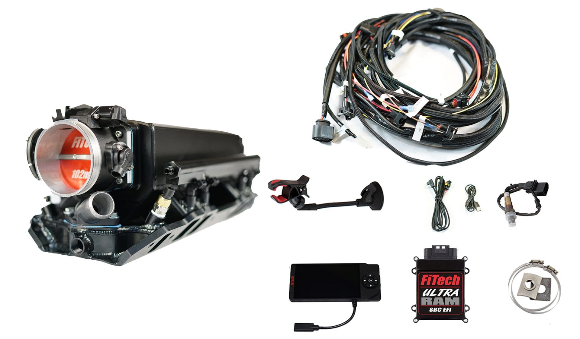 Ultra Ram 800 HP Chevy Big Block Rectangle Port EFI System Kit