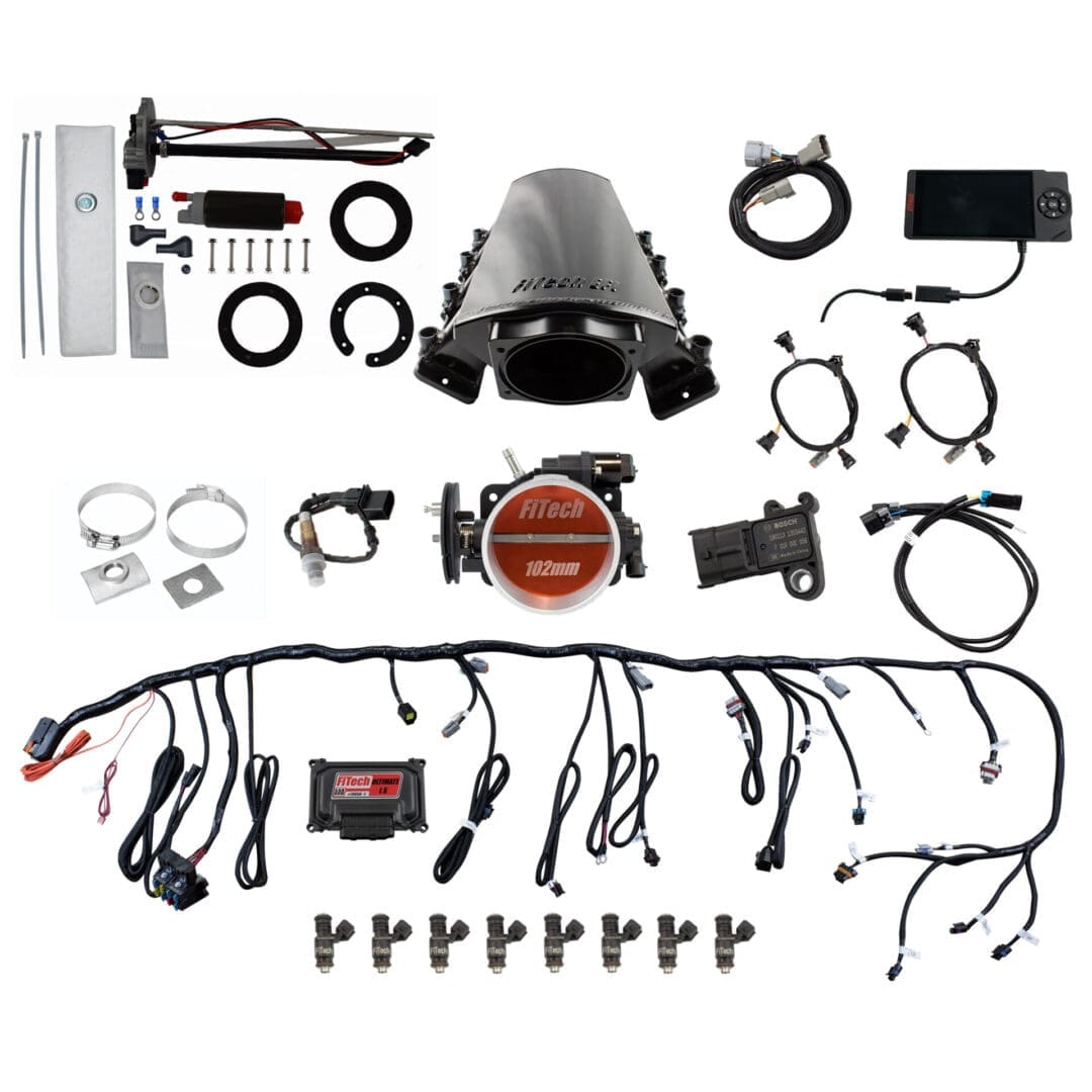 <span style="color:#ED3237;">76218</span><br> Ultimate LS Master Kit 70018 w/ 50015 Go-Fuel In-Tank Module, 54001 regulator