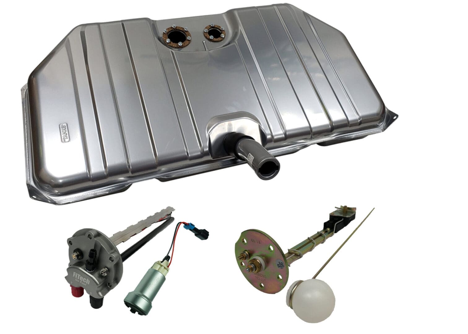 <span style="color:#ED3237;">58142</span><br> Go Fuel 440 LPH EFI Notched Fuel Tank Kit, 1970-1973 Chevy Camaro