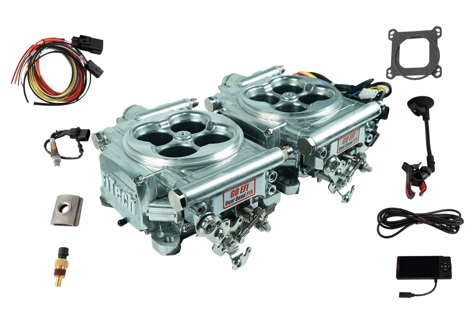 Go EFI 2x4 1200 HP Bright Aluminum EFI Adder