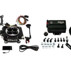 Go EFI 4 600 HP Matte Black EFI System With Force Fuel Mini Delivery Master Kit