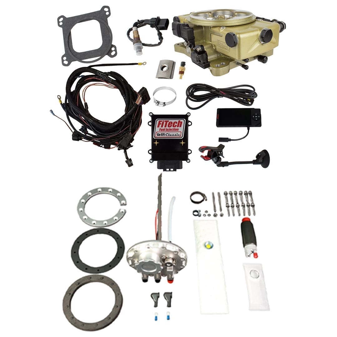 <span style="color:#ED3237;">36320</span><br> Go EFI Classic Gold 650 HP EFI System With Go Fuel Returnless In-Tank Module Master Kit