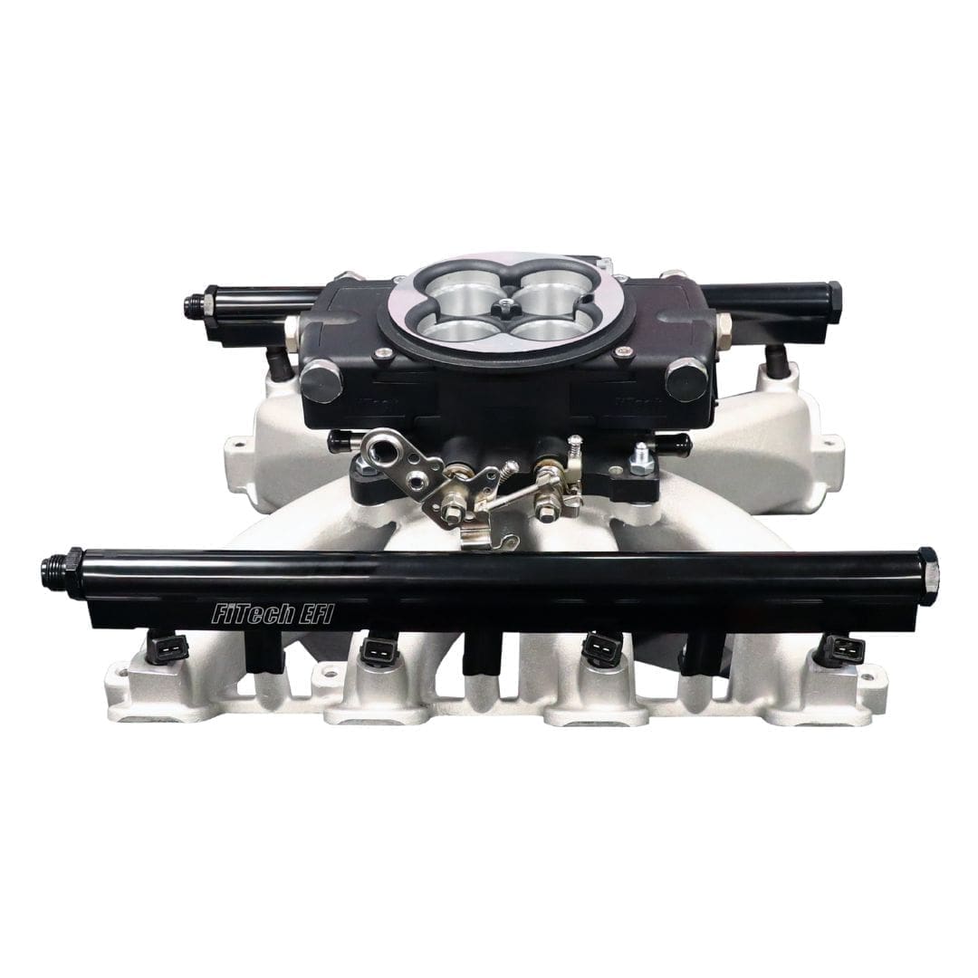 <span style="color:#ED3237;">37005</span><br>Retro LS Port 750 HP EFI Matte Black System With Cast LS1 Intake