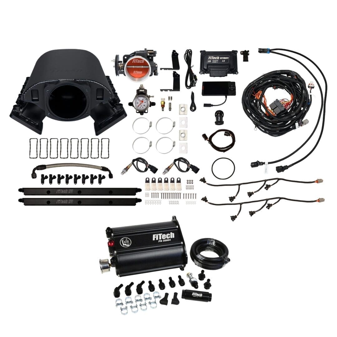 <span style="color:#ED3237;">75288</span><br> Ultimate Rebel LS 500 HP EFI System With Short Cathedral Intake & Force Fuel Master Kit