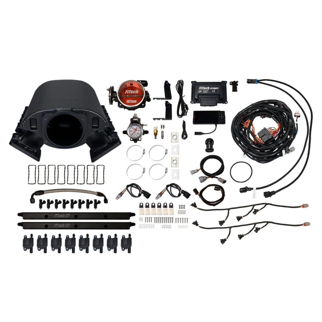 <span style="color:#ED3237;">78091</span><br>Ultimate Rebel LS 750 HP EFI System With Short Cathedral Intake, Transmission Control & LS3 Coil Pack Set