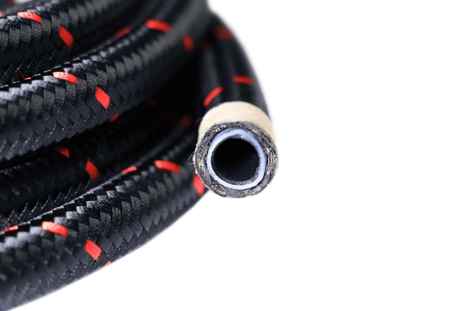 <span style="color:#ED3237;">51008</span><br>PTFE, Stainless Steel Hose Kit, Black Covering, 40ft w/ 10 Micron Filter and Check Valve - Image 3