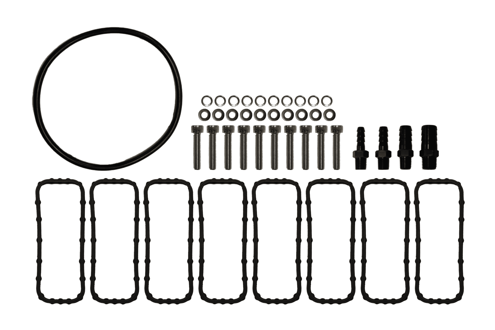 Engine gasket and bolt kit parts.