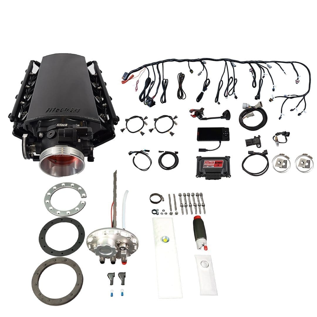 Car engine parts and wiring kit.