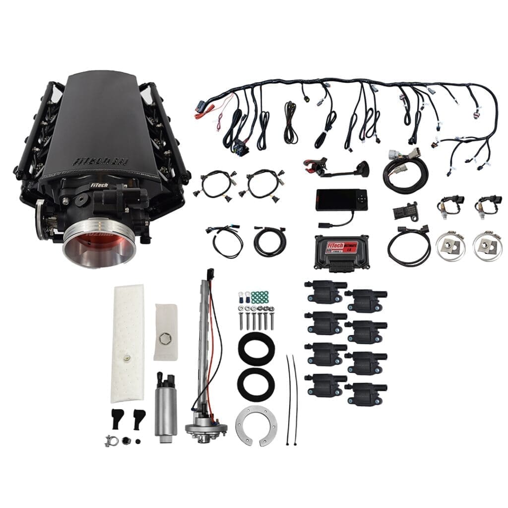Car engine parts and wiring kit.