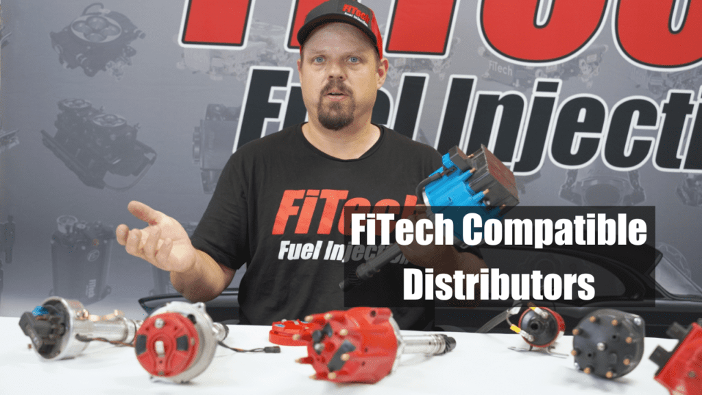 Man showcasing FiTech compatible distributors.