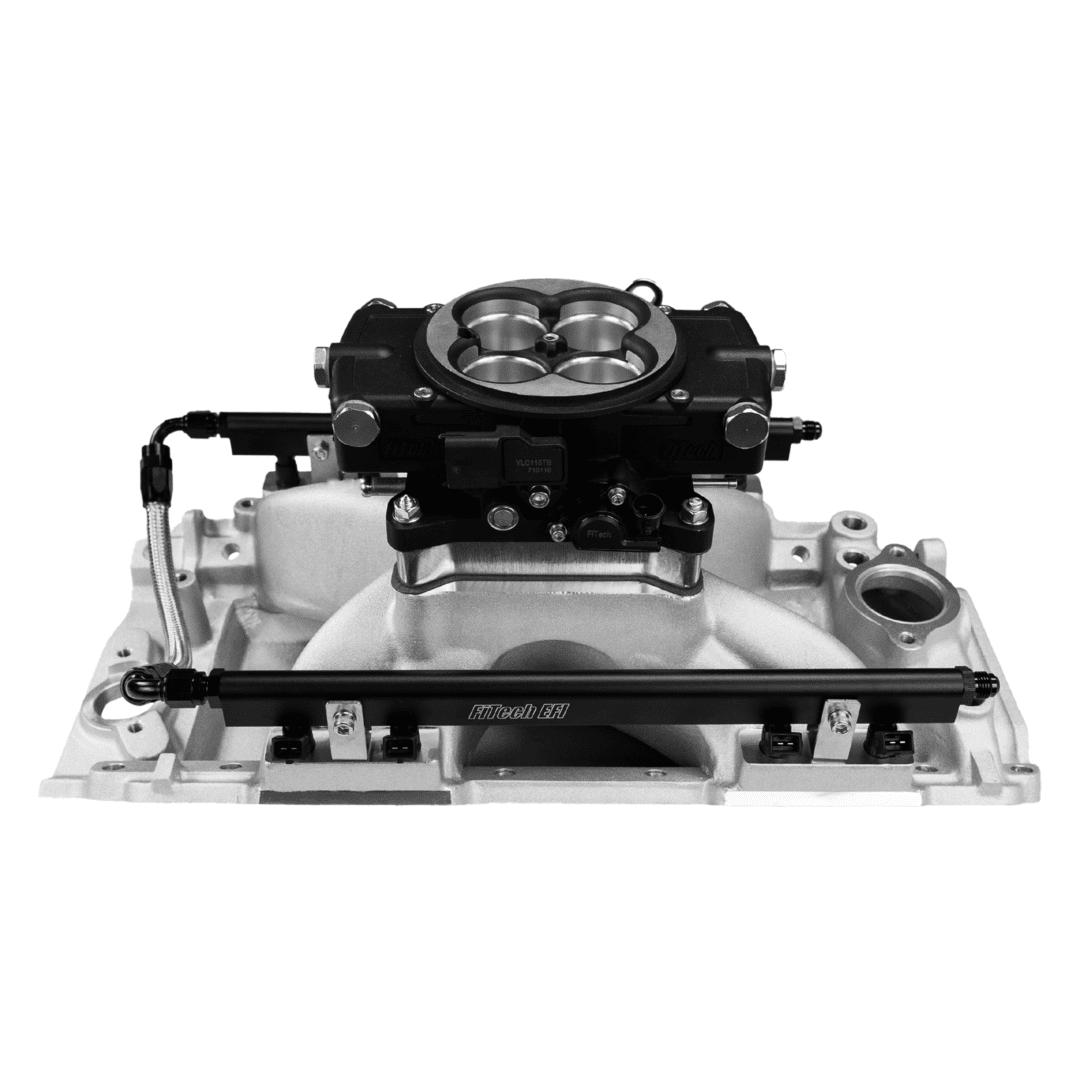 Car engine component with throttle body.