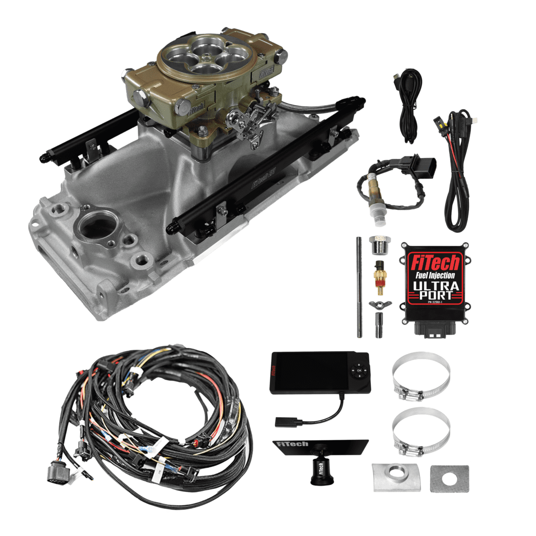 EFI system components and wiring kit.