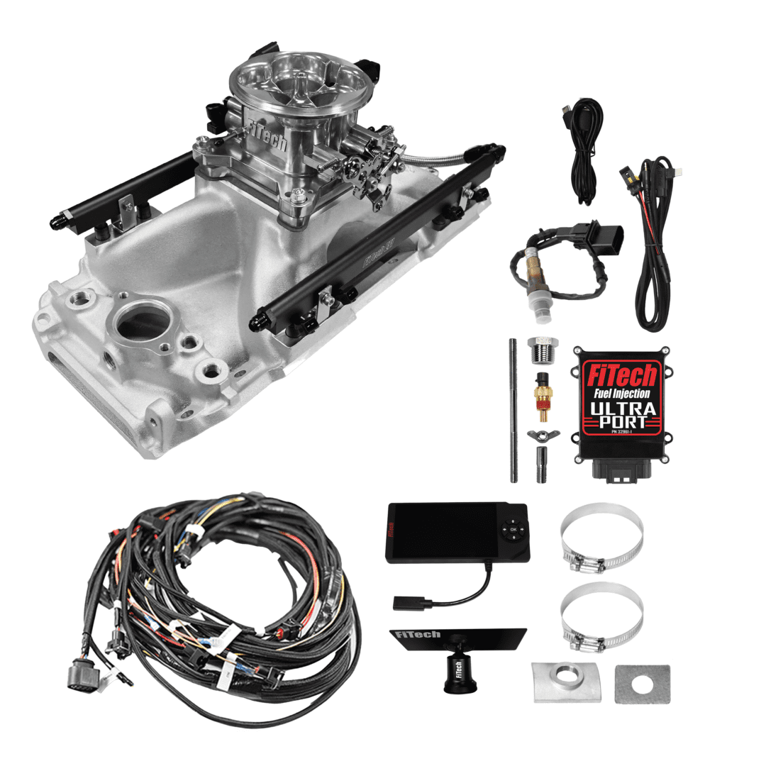 EFI system components and wiring kit.