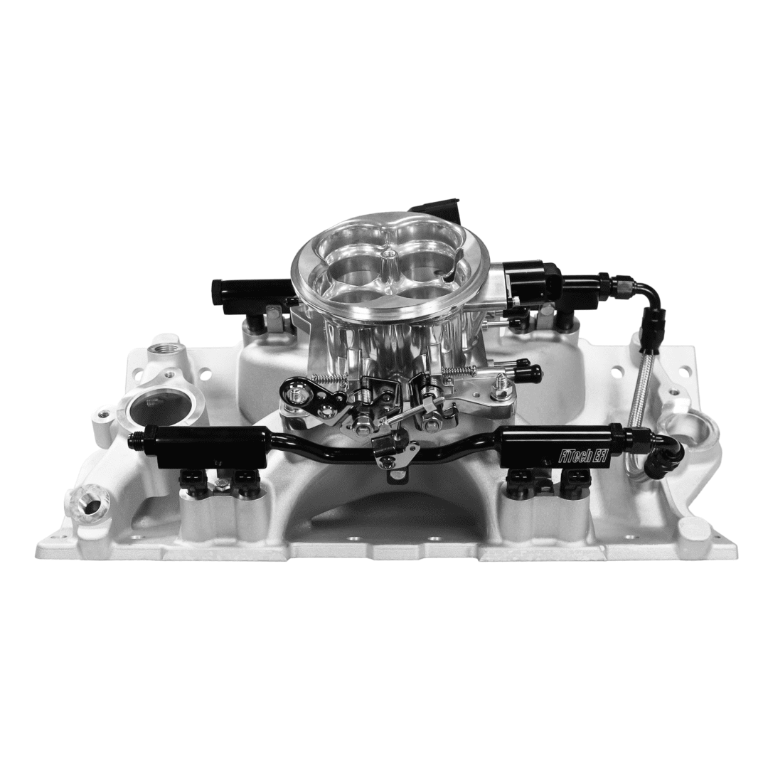 <span style="color:#ED3237;">30-12-610</span><br> Ultra Port, 750 HP Chevy Small Block Port EFI System, 4150 Flange Uni Brilliant Finish Throttle Body, 3-Bar TMAP - Image 6
