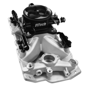 <span style="color:#ED3237;">30-12-611</span><br> Ultra Port, 750 HP Chevy Small Block Port EFI System, 4150 Flange, Uni Black Finish Throttle Body, 3-Bar TMAP