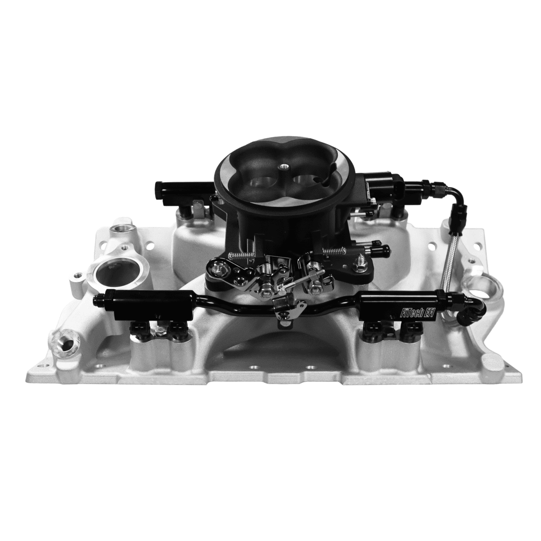 <span style="color:#ED3237;">30-12-611</span><br> Ultra Port, 750 HP Chevy Small Block Port EFI System, 4150 Flange, Uni Black Finish Throttle Body, 3-Bar TMAP - Image 6