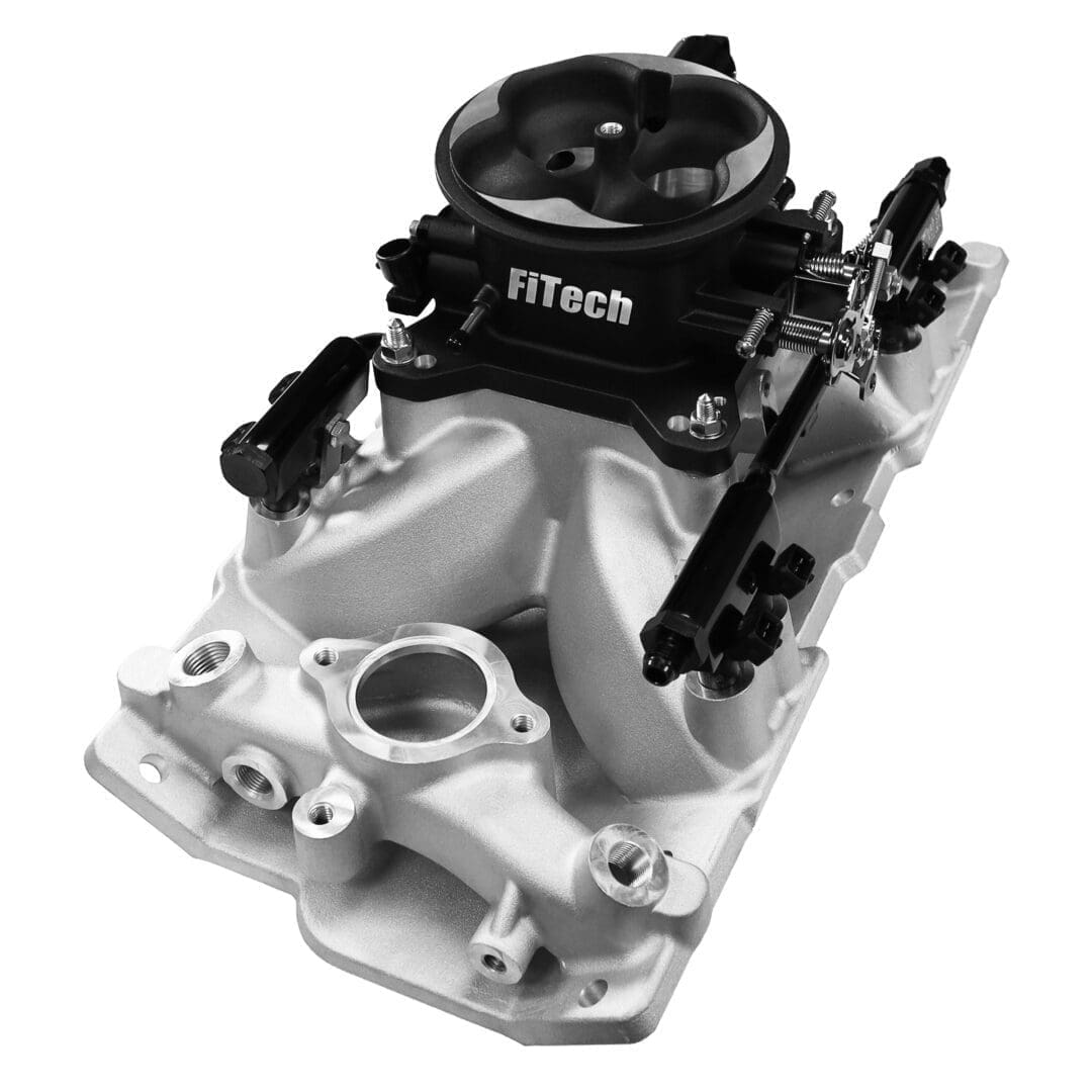 <span style="color:#ED3237;">30-12-611</span><br> Ultra Port, 750 HP Chevy Small Block Port EFI System, 4150 Flange, Uni Black Finish Throttle Body, 3-Bar TMAP - Image 7
