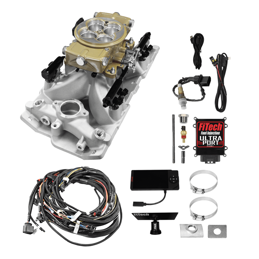 Carburetor and wiring kit for engine.