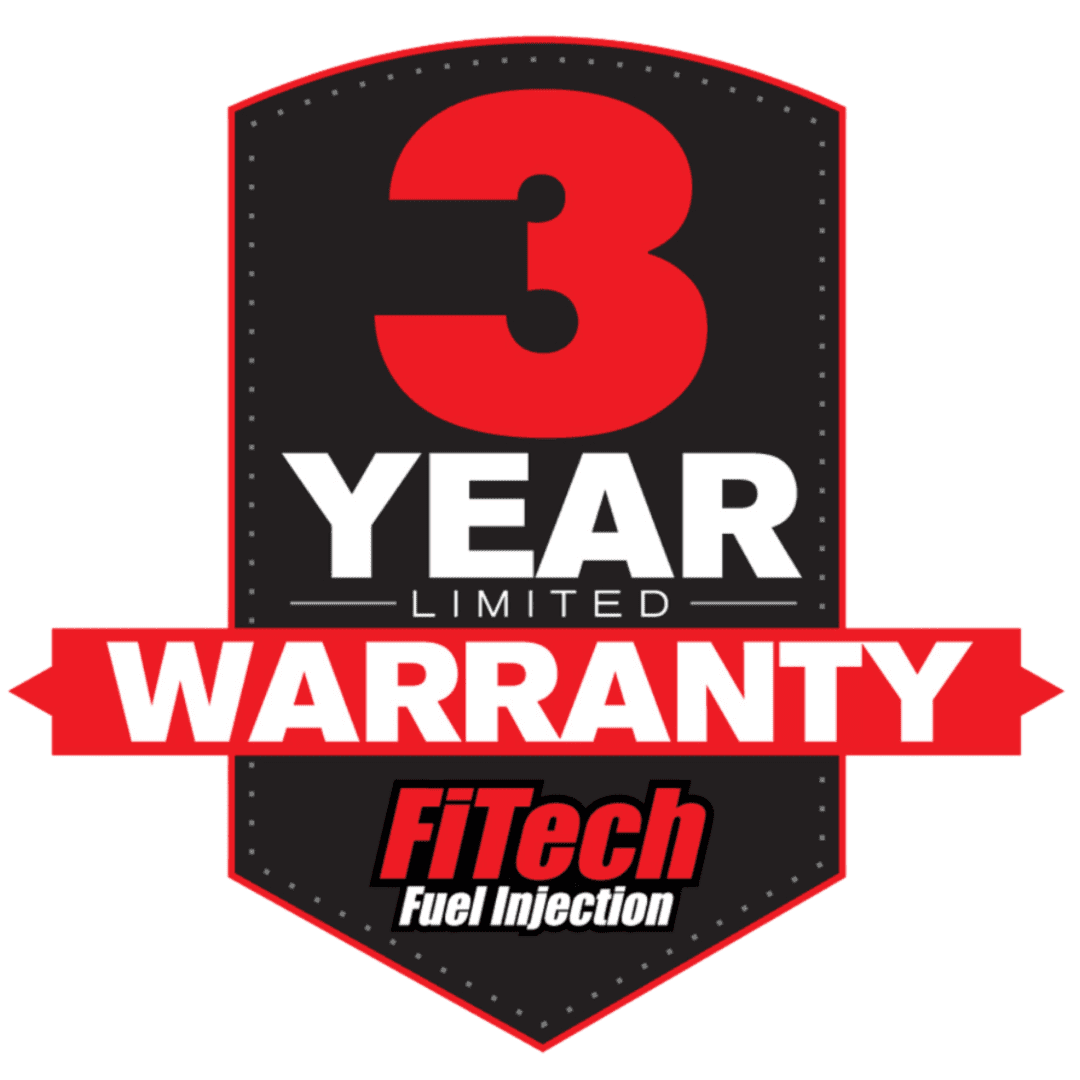 3-Year Limited Warranty Badge, FiTech Logo