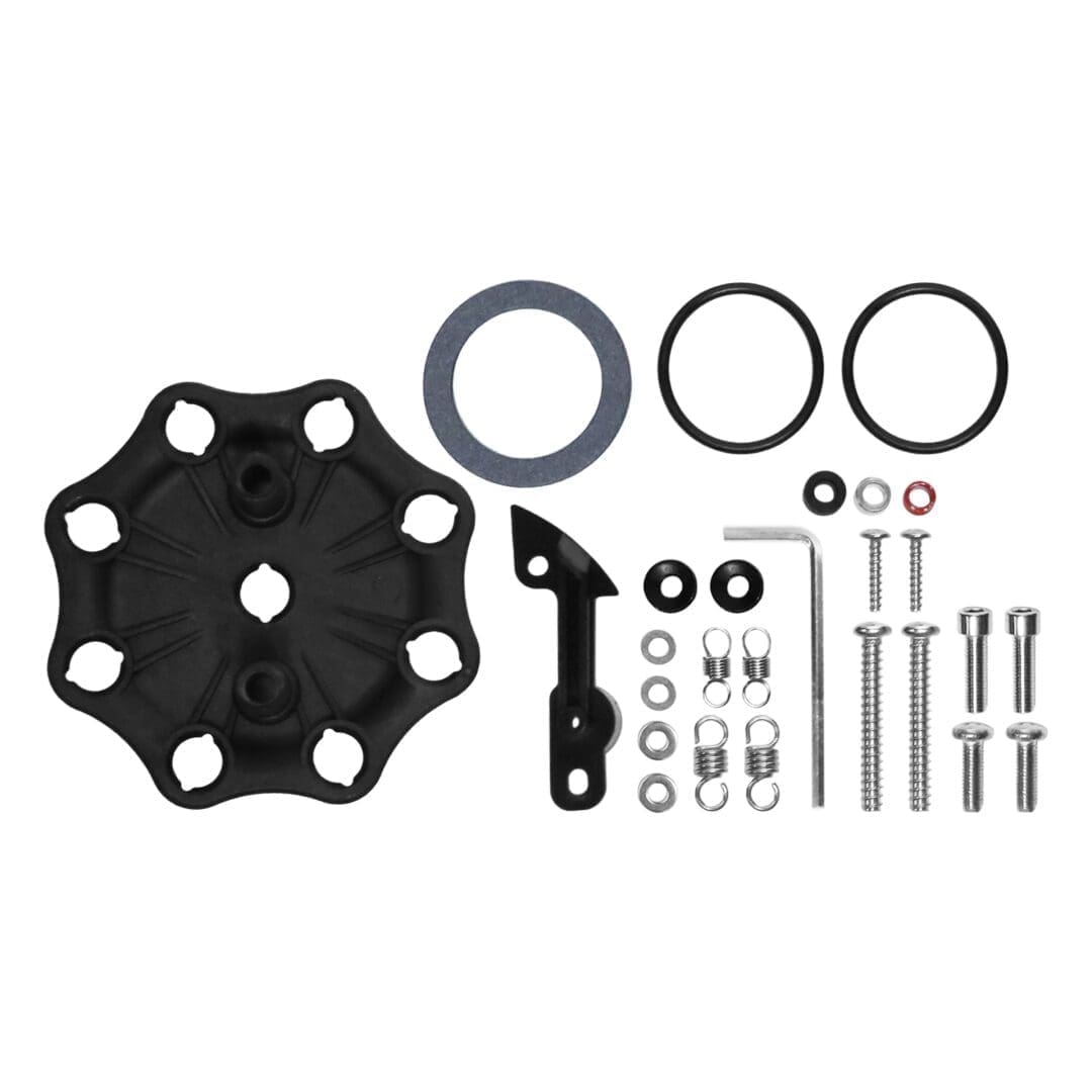 Bicycle accessory parts and screws set.