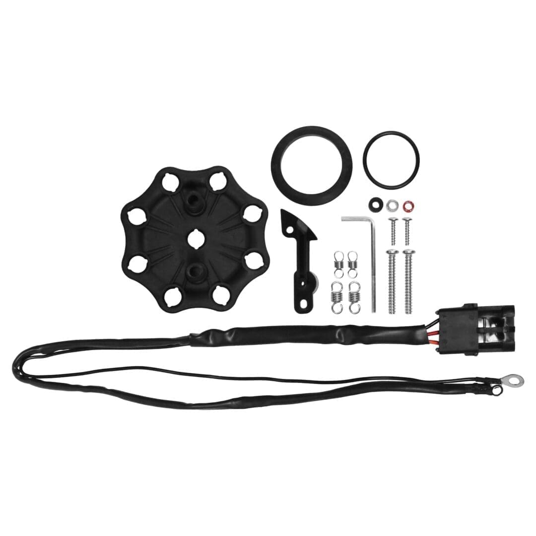 Motorcycle component parts and accessories set.