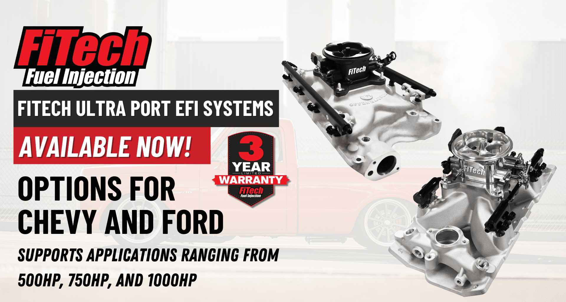EFI systems for Chevy and Ford engines.