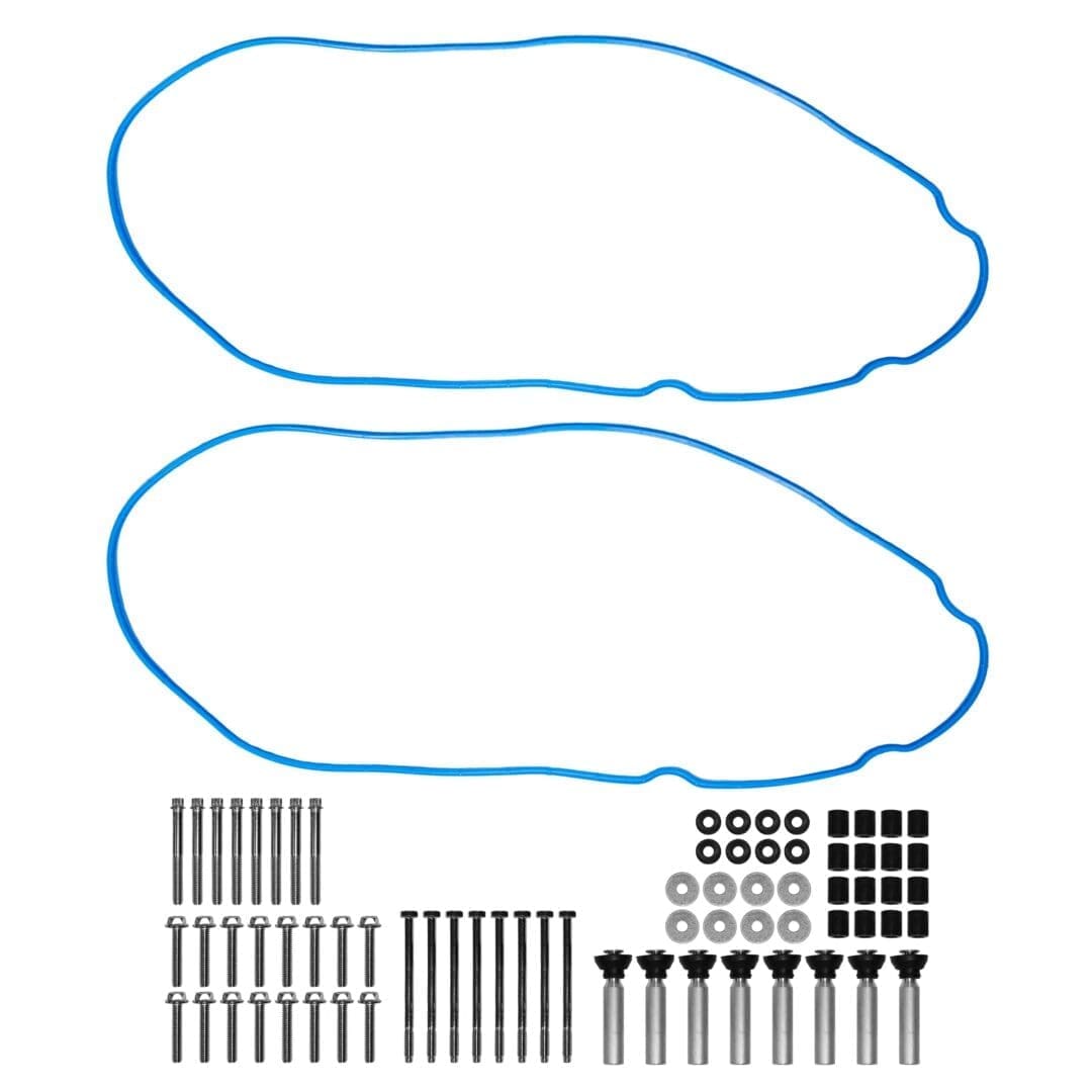 Gasket kit with bolts and washers.