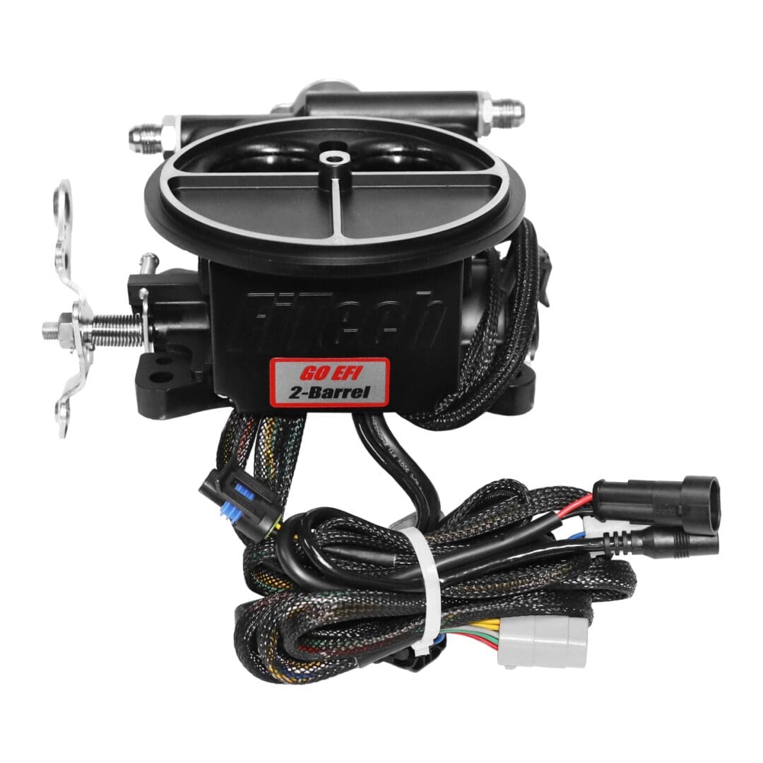 <span style="color:#ED3237;">39002</span><br>Go EFI 2 Barrel 400HP Classic Black EFI System - Image 9
