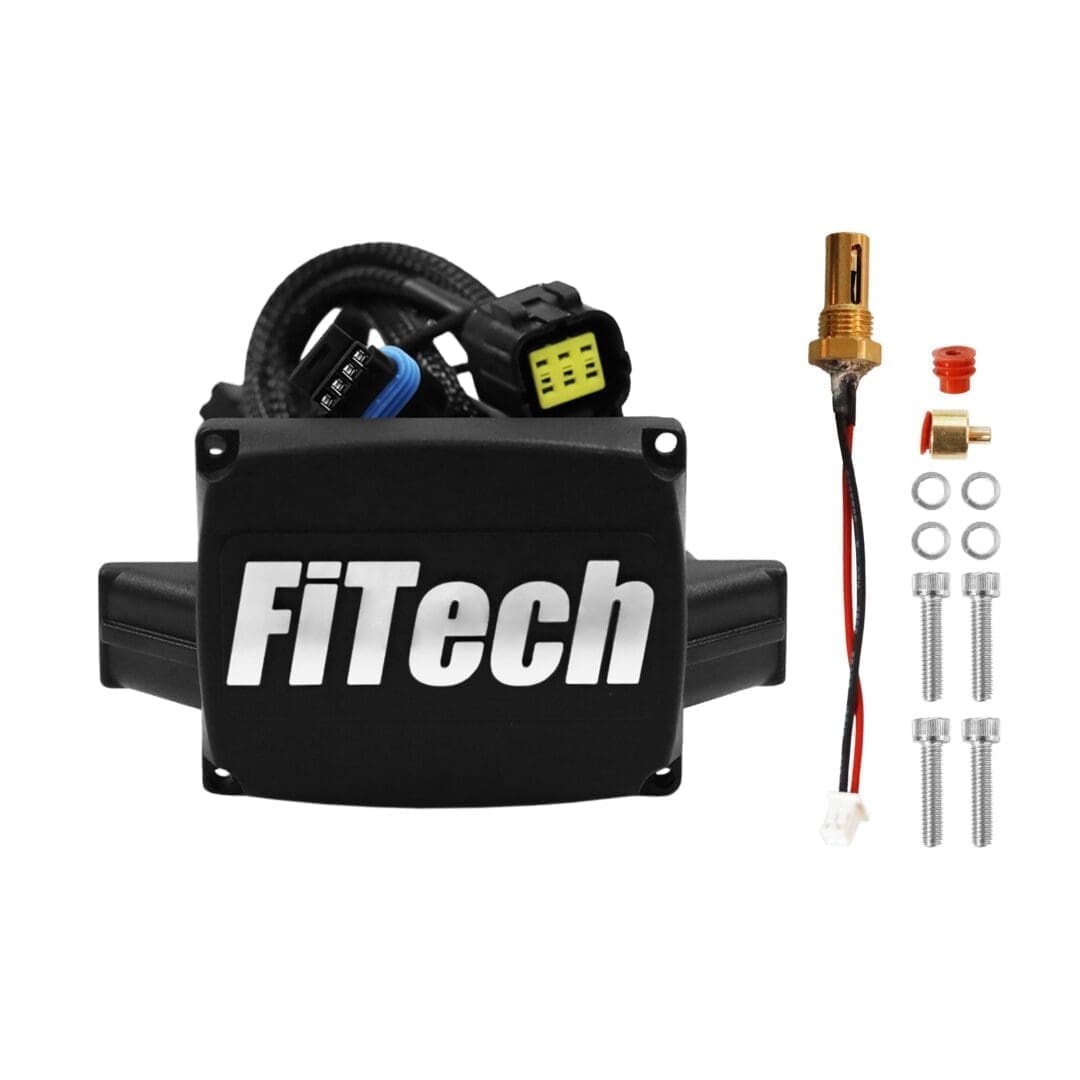 FiTech automotive control module with accessories.