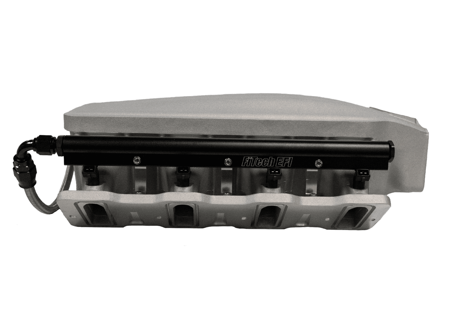 <span style="color:#ED3237;">73109</span><br> FiTech Nitro-Port LS1 Cast Short Intake and Rails (Manifold, Gaskets, Rails, Hardware), Cathedral Port