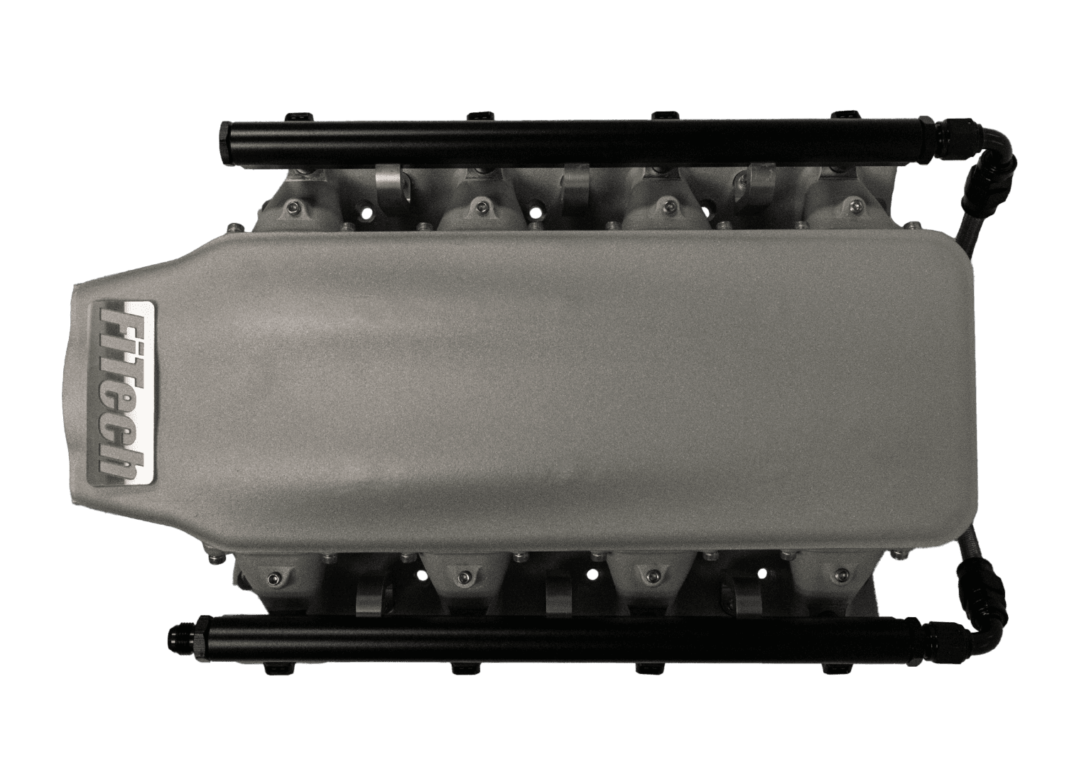<span style="color:#ED3237;">73109</span><br> FiTech Nitro-Port LS1 Cast Short Intake and Rails (Manifold, Gaskets, Rails, Hardware), Cathedral Port - Image 3