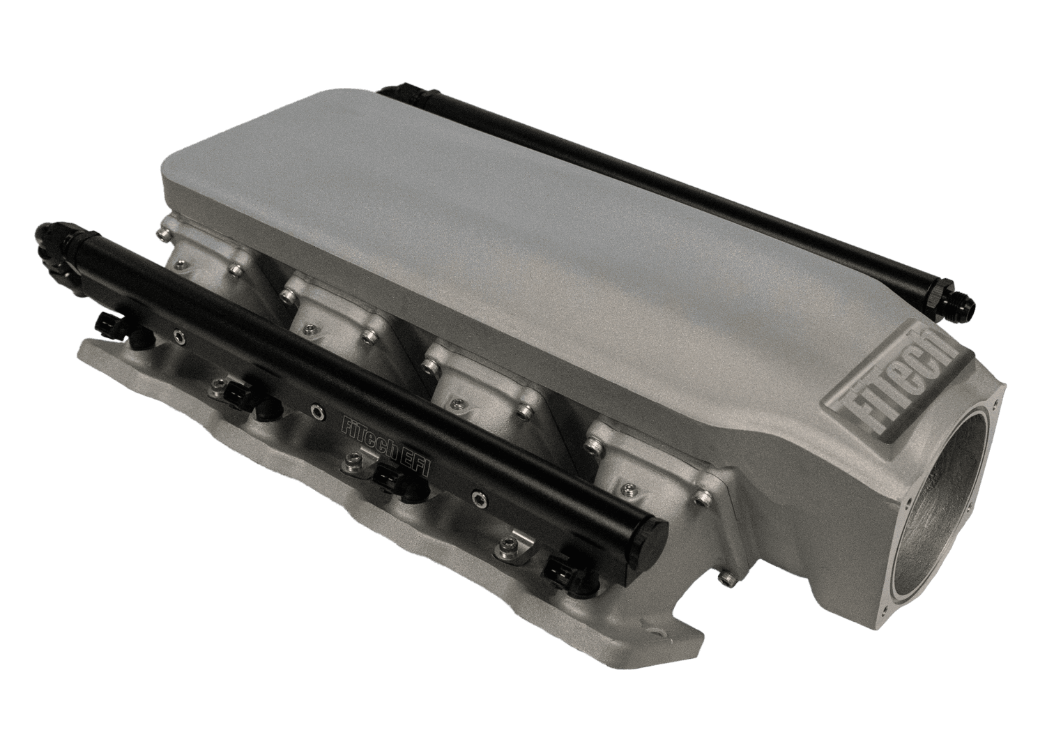 <span style="color:#ED3237;">73109</span><br> FiTech Nitro-Port LS1 Cast Short Intake and Rails (Manifold, Gaskets, Rails, Hardware), Cathedral Port - Image 4