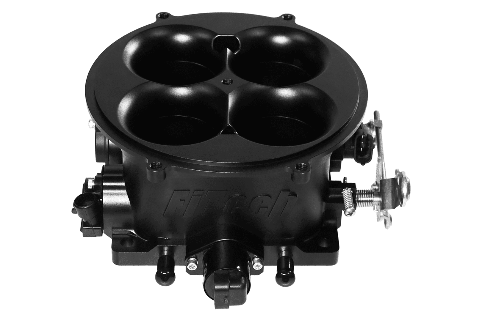 <span style="color:#ED3237;">30036</span><br>Nemesis, Universal 4500 4BBL Throttle Body, Black, MAP - Image 2