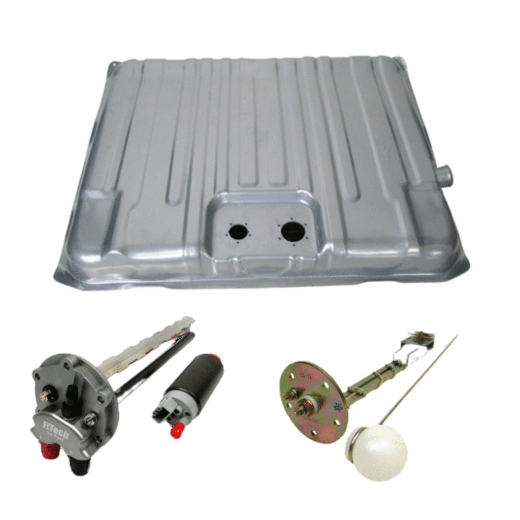 58053 Go Fuel 340 LPH EFI Fuel Tank Kit, 1964-67 El Camino and ChevelleMalibu Wagon Fuel Injection Gas Tank, no straps