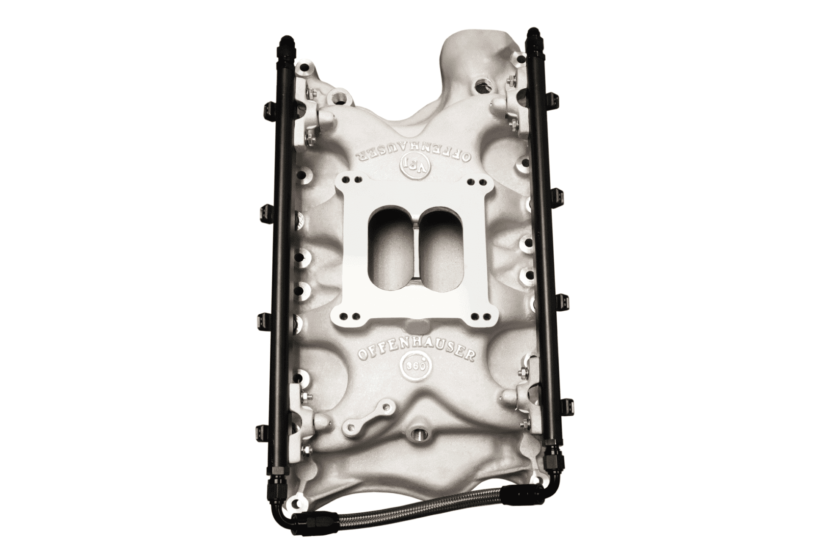 <span style="color:#ED3237;">30252</span><br>Intake Manifold/Fuel Rails, Offenhauser Ford 351W - Image 2