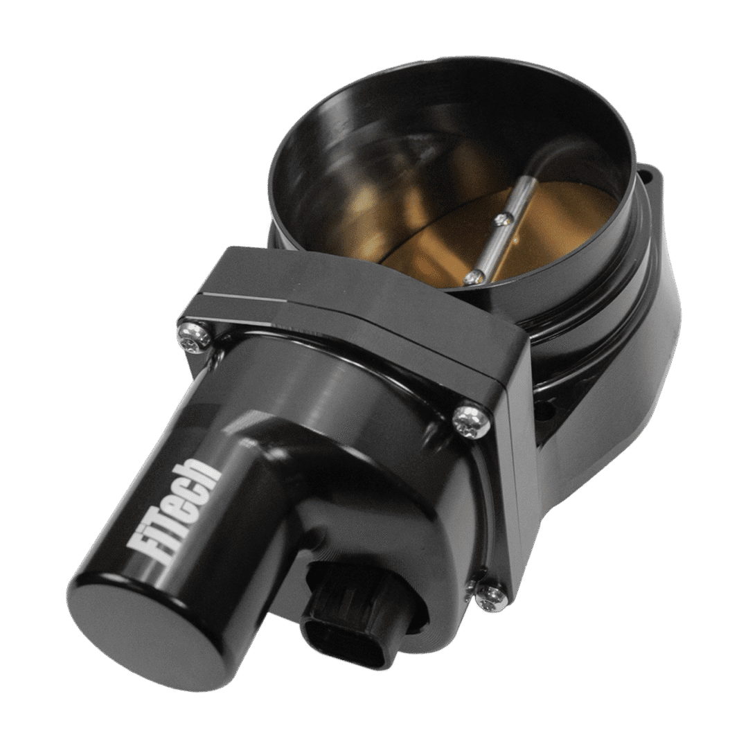 <span style="color:#ED3237;">70112</span><br> FiTech LS Billet Drive By Wire DBW Throttle Body, Black Anodized, 102mm - Image 2