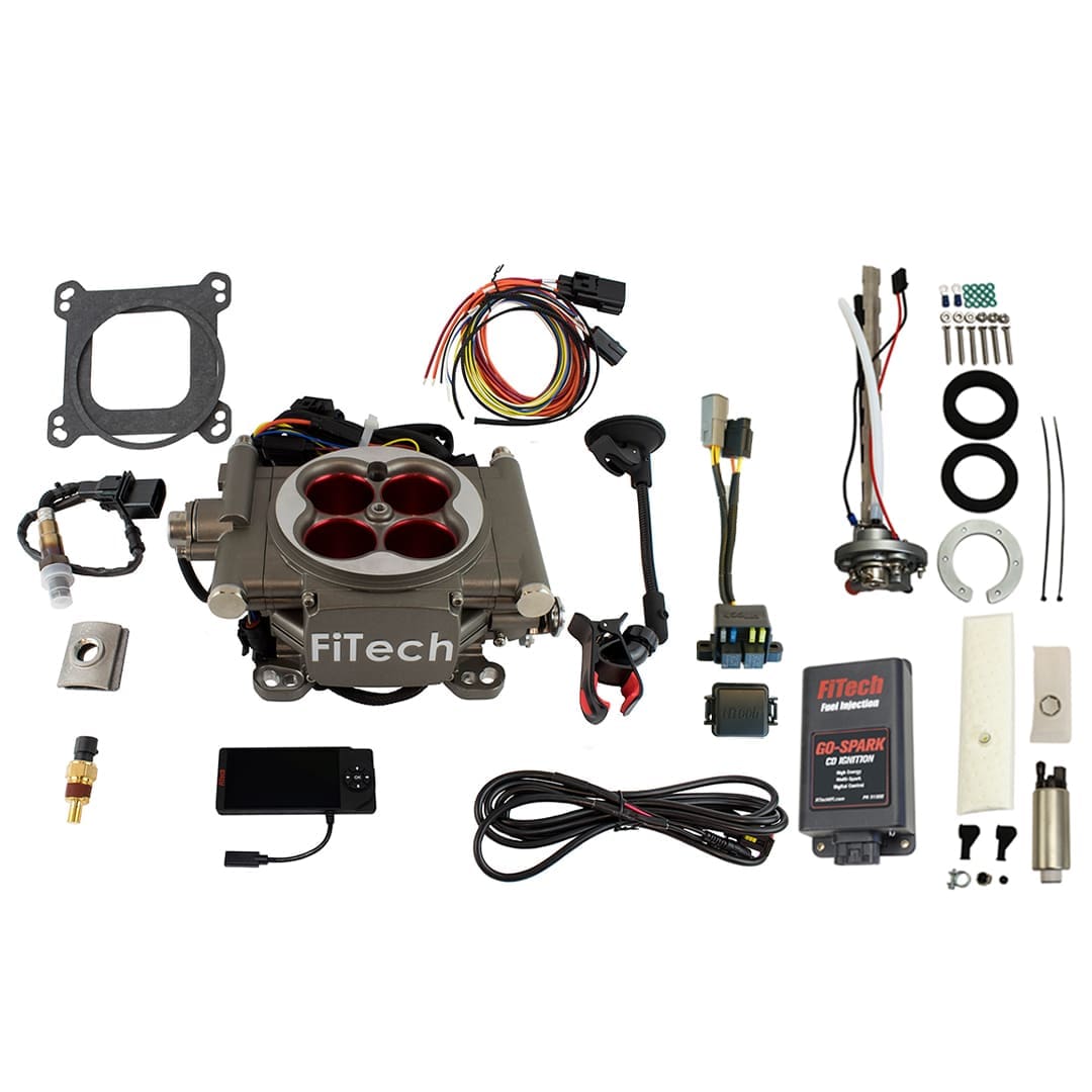 <span style="color:#ED3237;">96203</span><br>Go Street 400 HP Cast EFI System With Go Fuel 340 LPH In-Tank & Go Spark CDI Box Master Kit