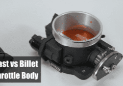 Cast vs billet throttle body comparison.